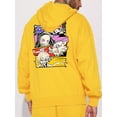 thumbnail image 2 of Sudadera con capucha con estampado de personajes de anime, sudaderas con capucha geniales para hombres, sudadera con capucha de diseño gráfico informal para hombres con bolsillo de canguro para el oto, 2 of 4