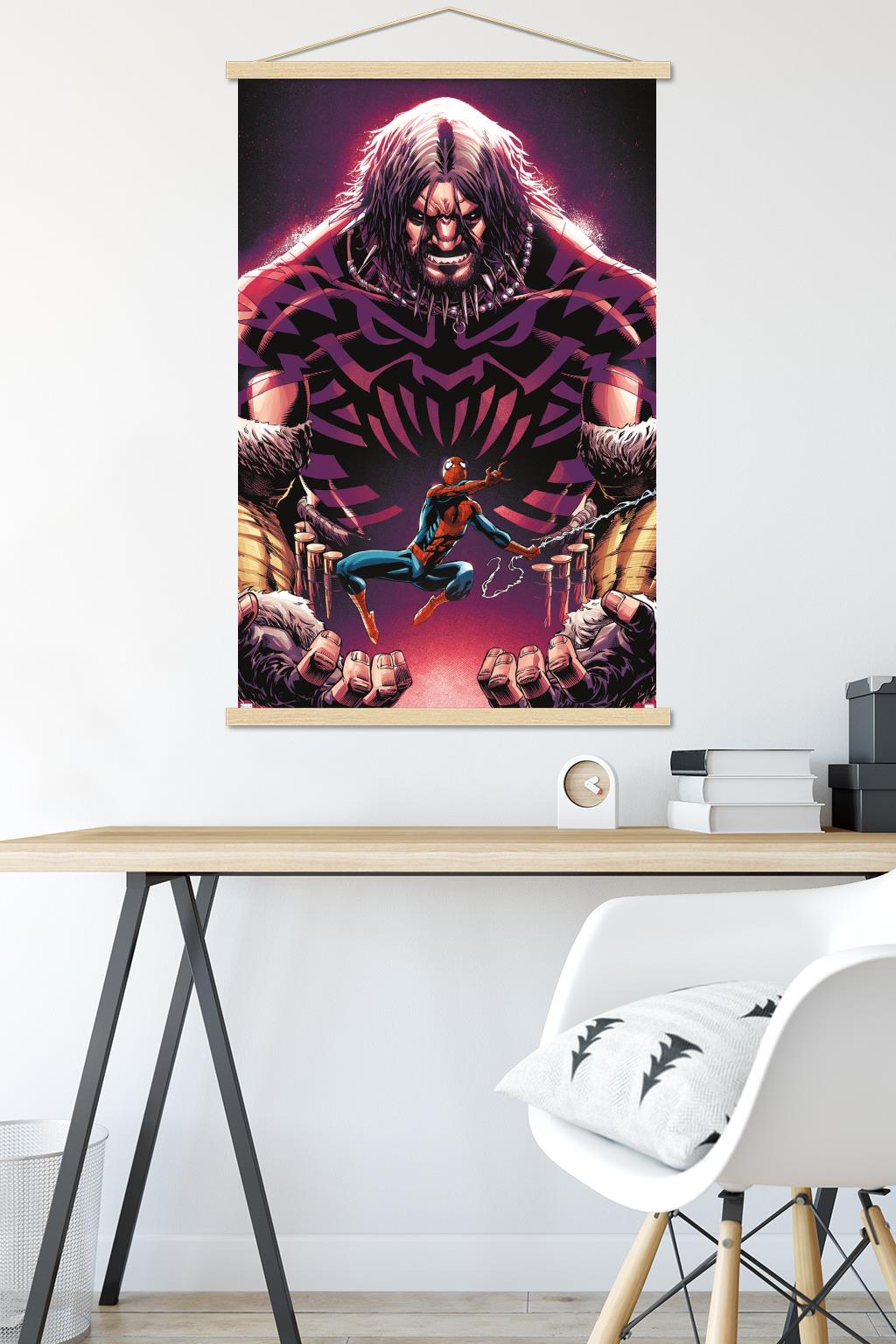 Marvel Kraven The Hunter - Amazing Spider-Man #17 Wall Poster with Magnetic Frame, 22.375" x 34"
