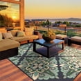 thumbnail image 2 of Oriental Weavers Meridian 7'10" x 10'10" Machine Woven Rug in Blue, 2 of 3
