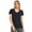 Navy, variant on Women's Cotton V-Neck Classic-Fit Short Sleeve T-Shirts Casual Tee Summer Tops, Navy, L, 1 Piece