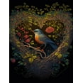 thumbnail image 2 of Tender Tweets - Birds of Love Canvas Wall Art, 2 of 2