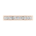 thumbnail image 3 of 1/2 Carat Channel Set Diamond Wedding Band Ring in 14K Rose Gold (Ring Size 10), 3 of 4