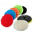 thumbnail image 3 of 8Pcs/Set Car Polishing Pad 3/4/5/6/7 inch Sponge Buffing Waxing Boat Car Polish Buffer Drill Wheel Polisher Removes Scratches, 3 of 8