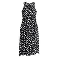 thumbnail image 5 of Time and Tru Women's Sleeveless Smocked Midi Dress, Sizes XS-XXXL, 5 of 5
