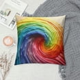 thumbnail image 2 of GOSMITH  Rainbow Colorful Cushion Covers Abstract Crayon Throw Pillow Case Cover (Colorful) for Sofa Car Cousion Bed, 2 of 5