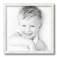 thumbnail image 2 of ArtToFrames 14" x 14" White Stain Picture Frame, 14x14 inch White Wood Poster Frame (WOM-4110), 2 of 8