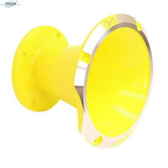 Deejayled TBH1450YELLOW 2 in. Metal Loudspeaker System with Horn, Yellow