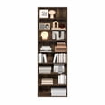 thumbnail image 4 of Furinno BASIC 8-Tier Open Shelf Bookcase 12 x 24 x 71inches in Amber Pine, 4 of 4