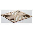 thumbnail image 4 of Ekena Millwork 11 3/8"W x 11 3/8"H x 1/4"T Small Allen Decorative Fretwork Wood Wall Panels, Hickory, 4 of 18