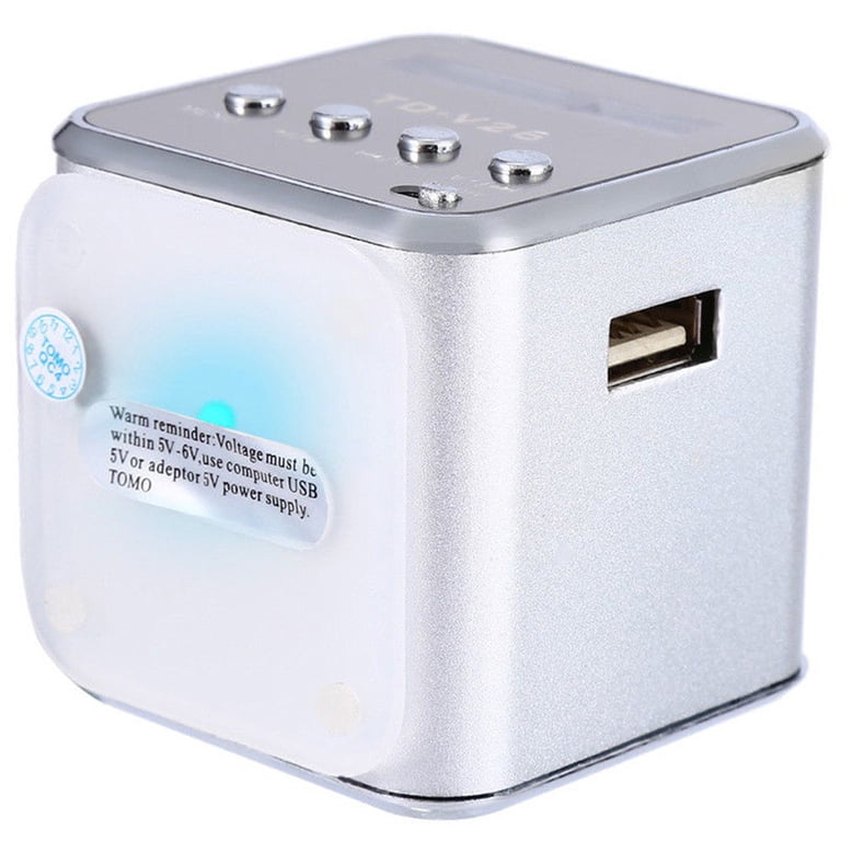 TD-V26 Portable Mini Bluetooth Speaker With FM Radio, USB, TF Card MP3 Player - New