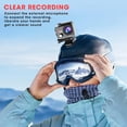 thumbnail image 5 of Campark Action Camera 4K 20MP Waterproof Sport Cam Underwater HD Video Vlogging Camera WiFi EIS 170° Wide Angle Record, 5 of 8