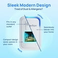 thumbnail image 3 of Clarifion - Air Ionizers for Home (3 Pack), Negative Ion Filtration System, Quiet Air Freshener for Bedroom, Office, Kitchen, Portable Air Filter Odor, Smoke Dust, Pets, Eliminator, Mini Air Cleaner, 3 of 7