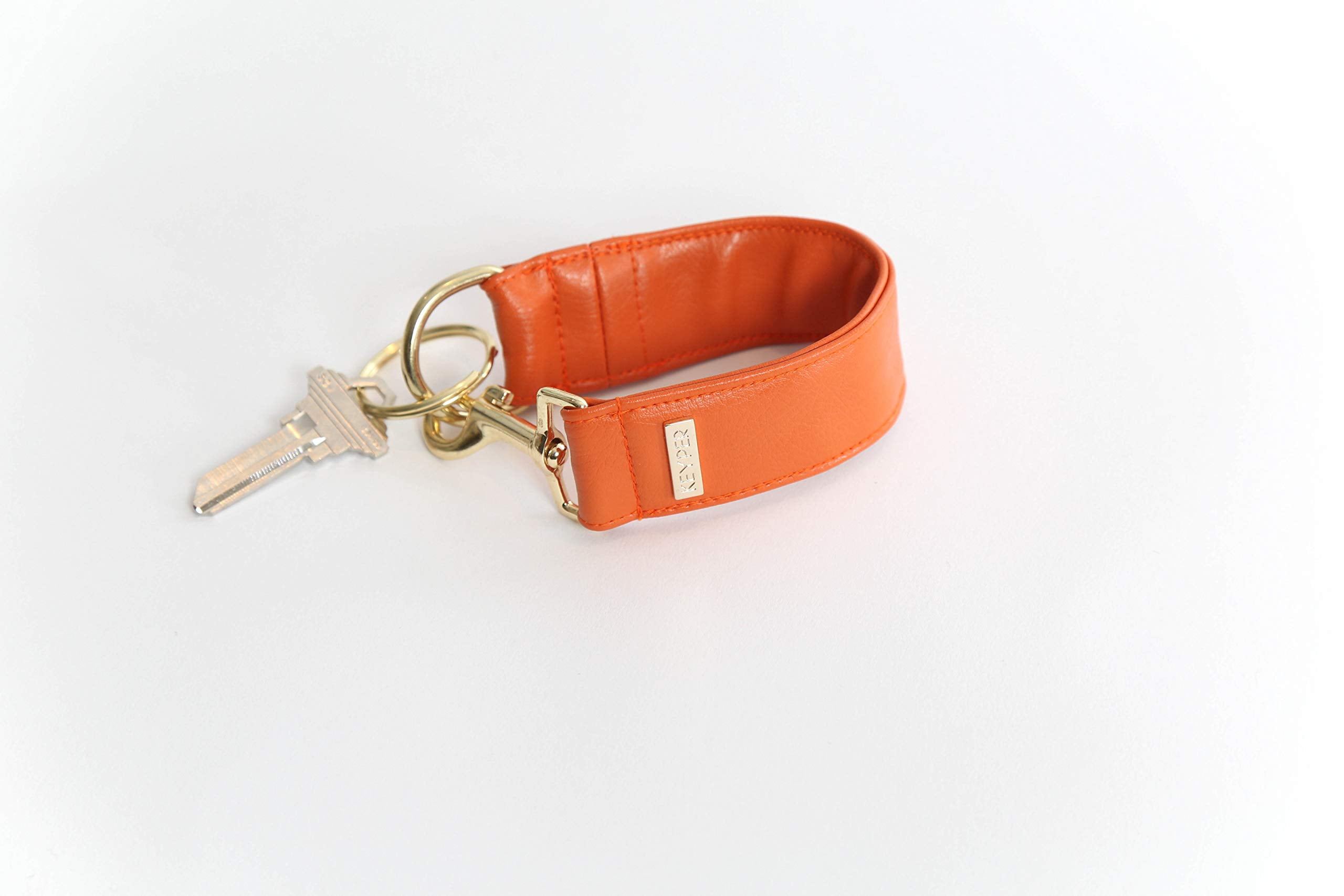 leather key wristlet