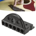 thumbnail image 4 of Guitar Bridge, 6 String Durable Metal Black Headless Guitar Bridge  For Playing, 4 of 8