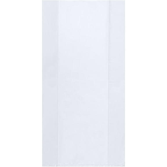 22" x 8" Gusseted Poly Bags 2 Mil Clear 1000/Carton (PB1582)