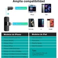 thumbnail image 3 of Micrófono Inalámbrico para Celular, Micrófono de Solapa para iPhone/iPad/Android, Profesional Lavalier Microfono Inalambrico Reducción de Ruido,Transmisión en Vivo,Vlog,Conferencia,Grabación, 3 of 5