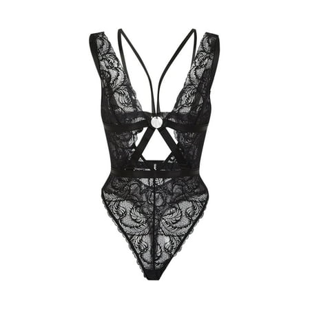 (2-Pack) Puawkoer New Sexy Fashion Lace Bra Set Underwire Lingerie Underwear Sleepwear Steel Lace Lingerie Set 34D Ring Pajamas Garter Scalloped Lace Push Up Bra Set Wo