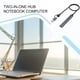 thumbnail image 3 of Sidaley Adaptador 7 puertos Conector multipuerto Compatible con cable de extensión Adaptadores de accesorios Mini multiusos USB A C HUB Juegos de teclado y mouse para computadora 4 puertos, 3 of 6