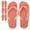 Peach, variant on 50 pairs Trail maker Flip Flops for Women, Weddings, House Guests, Indoor, Outdoor in White