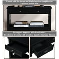 thumbnail image 4 of Noble House 36" Console Table, Pine Wood Frame with Drawers and Storage Shelf, Farmhouse Entryway Table, Black, 4 of 9