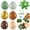 Multicolor, variant on Qenwkxz 142pcs Green Brown Balloon Garland Arch Kit Jungle Wild Woodland Green Balloon Arch Olive Green Gold Coffee Cocoa for Birthday Wedding Shower Party Decorations 5.91in 78.74in