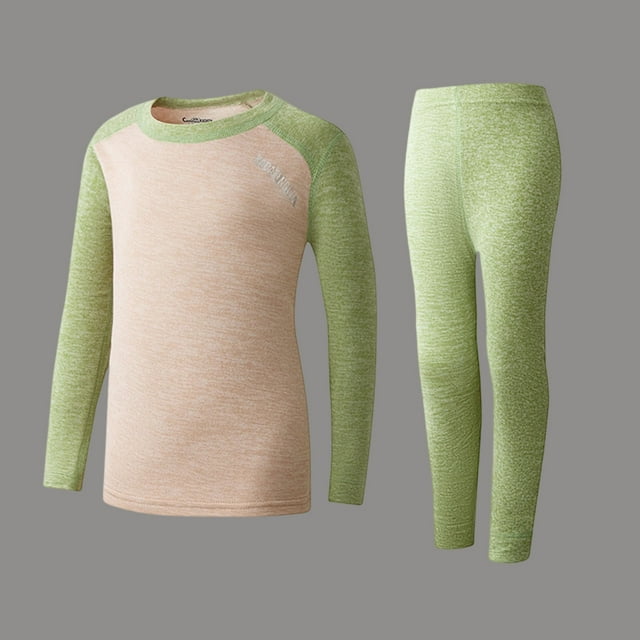 Cowsor Pyjama Doux en Modal pour Garçons et Filles, Ensemble Douillet à Manches Longues, Tenue de Nuit, Ensemble de Pyjama 2 Pcs