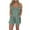 Army Green, variant on Timegard Lounge Outfits for Women 1 Piece Sleeveless Deep V Neck Ruched Comfy Short Rompers Summer Fashion