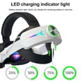 thumbnail image 3 of VR Head Strap for Meta Quest 3 Sponge Headwear RGB Charging Headset Built-In 8000MAh Batteries VR Ac, 3 of 5