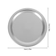 thumbnail image 2 of FESTFENDS 100Pcs Plated Silver Aluminum Mason Jar Lids and Rings Regular Mouth Airtight Canning Sealing Replacement Covers, 2 of 6