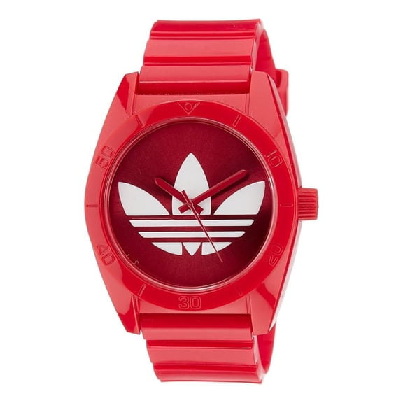 Adidas Santiago Series Men's Quartz Red Silicone Watch ADH2655