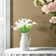 thumbnail image 4 of Orqu Dea Primaveral De Siete Puntas, Plantas Artificiales De Seda, Vibrante Arreglo Decorativo Para El Hogar, Aspecto Natural Y F Cil Cuidado, Dise O Elegante, Para El Hogar, La Oficina Y, 4 of 8