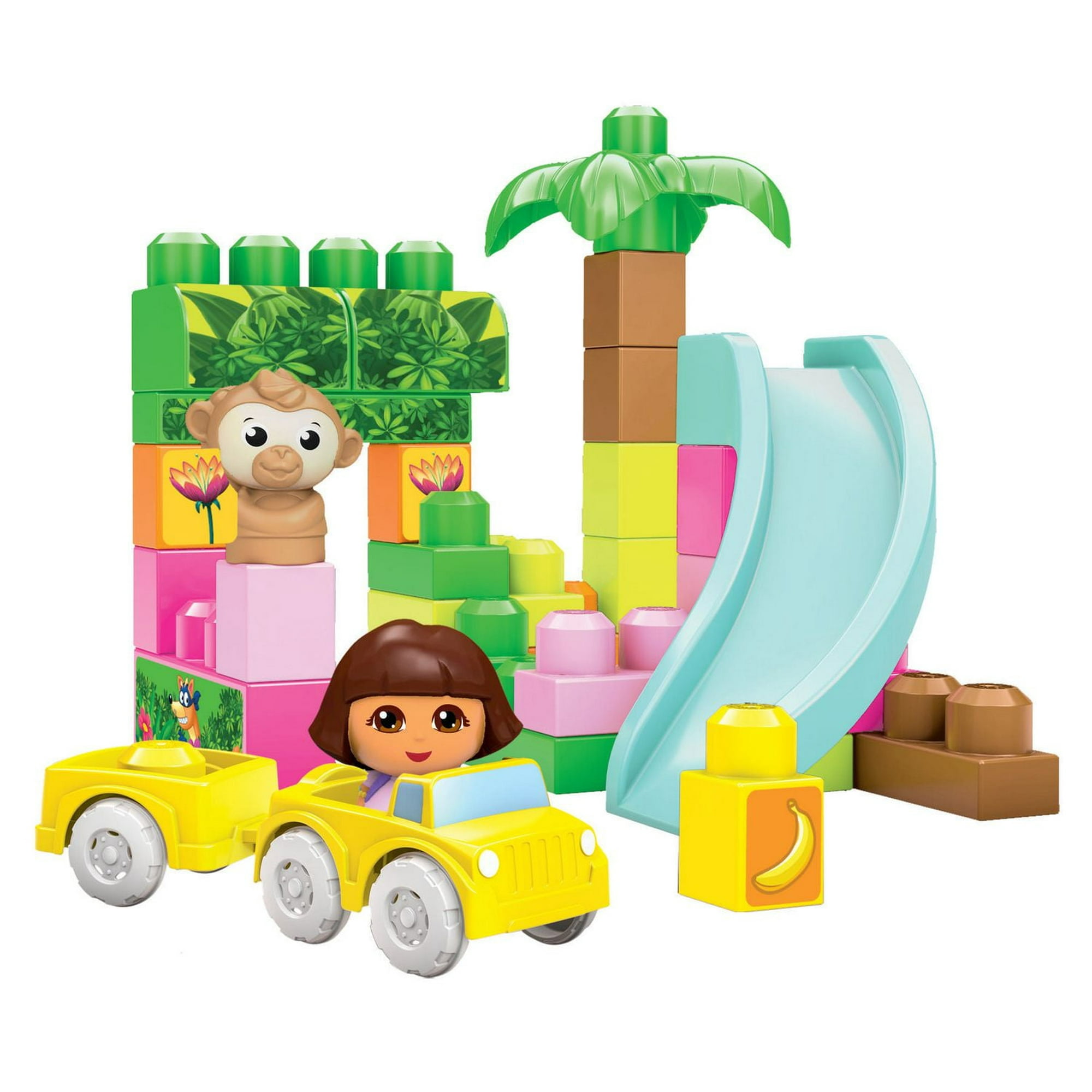 Lot de Méga bloks + véhicules + personnages