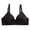 Black, variant on Gyexs Women's Fashion Gathering Bra Comfortable Underwear Adjustable Large Size Support Without Steel Rings, Beige, Size 40