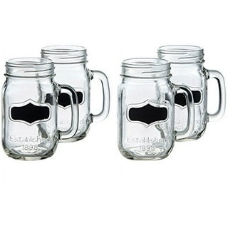 Mason Jar 16 Oz. Glass Mugs with Handle and Lid Set Of 4 - Home Essentials  & Beyond - Old Fashioned …See more Mason Jar 16 Oz. Glass Mugs with Handle