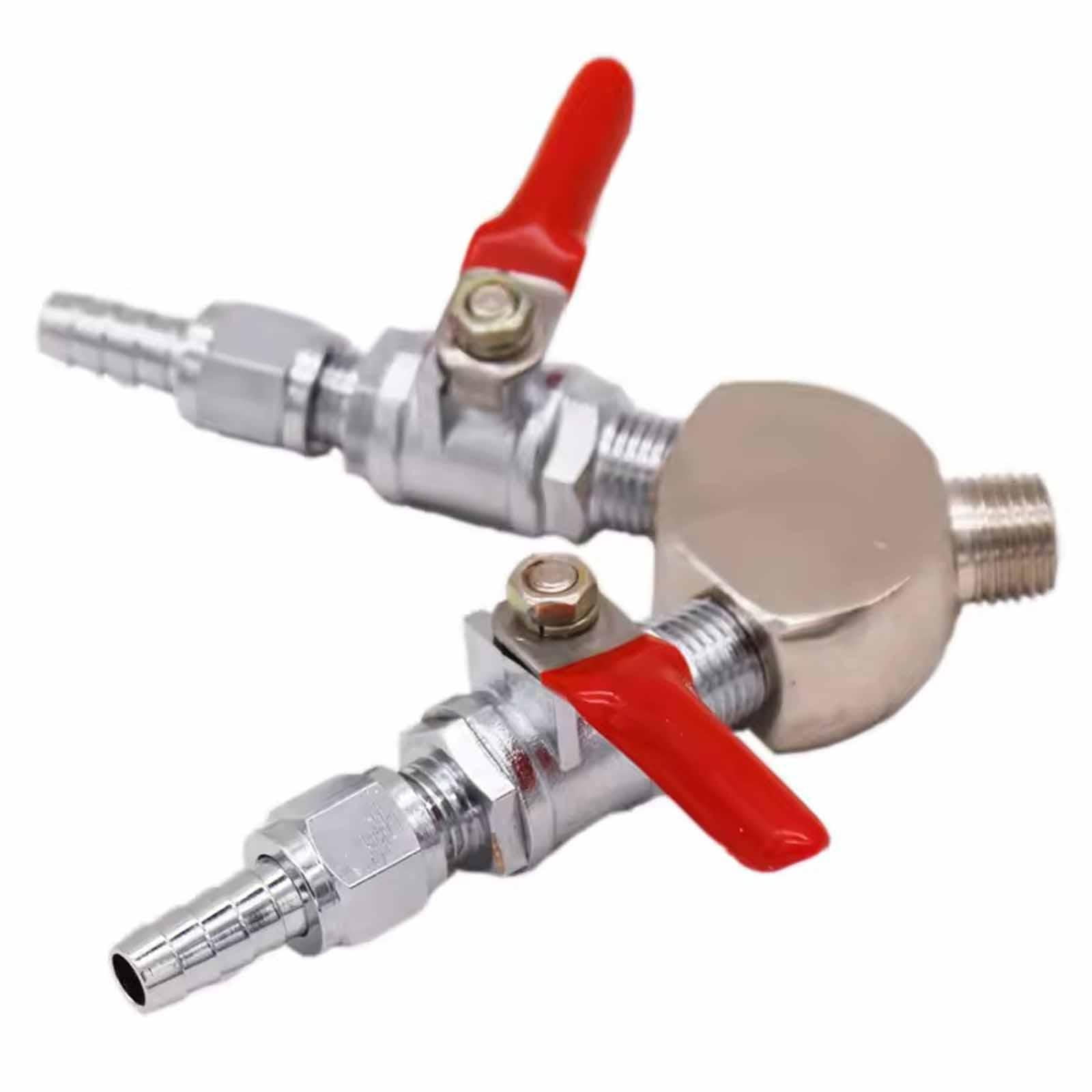 amagogo 2 Way CO2 Splitter Brew Beer Compact Replacement Easy to Use Sturdy Distributor