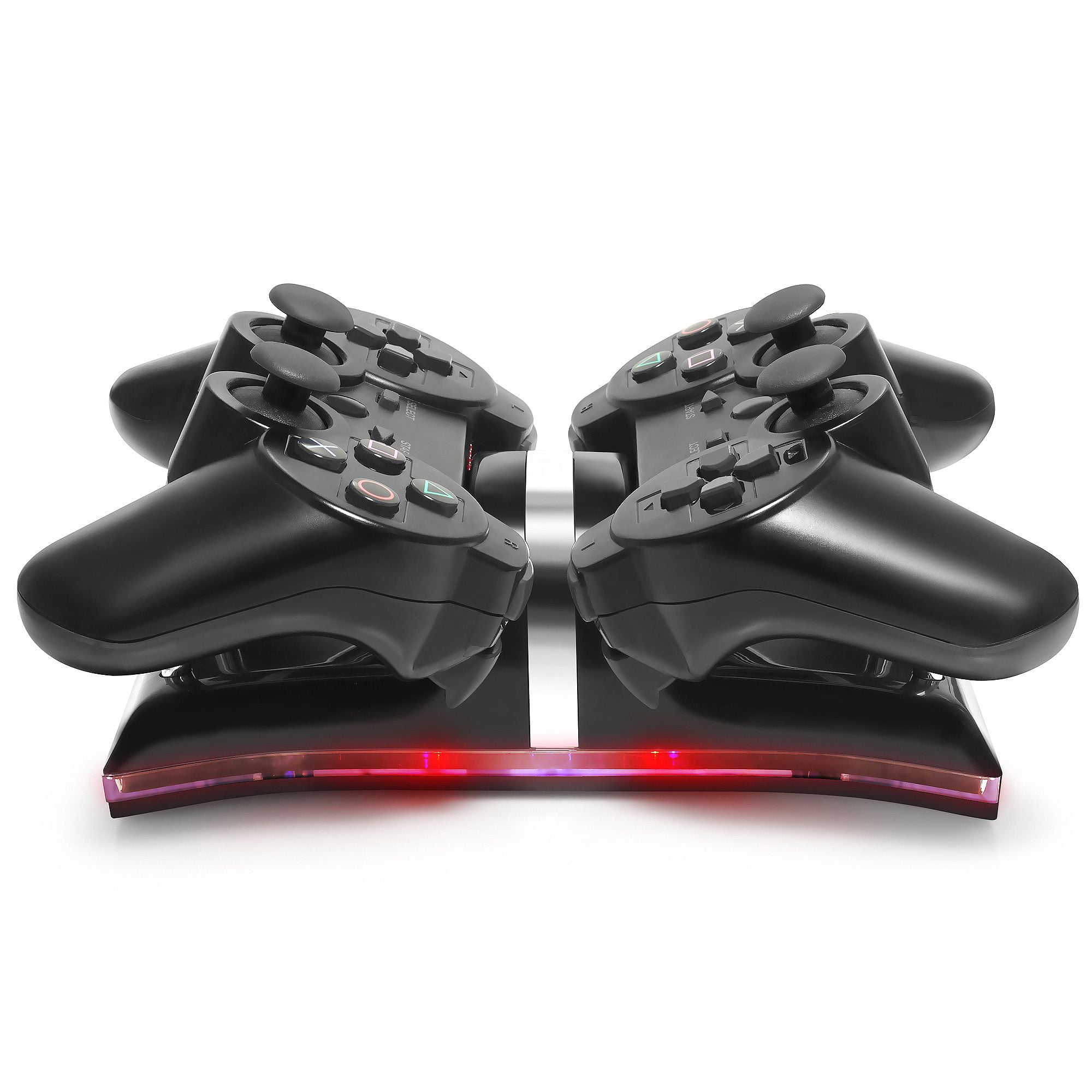 PS3 Controller Charger, by Insten Dual USB Charging Station Dock Cradle For Sony PS3 Remote
