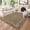 Brown, variant on Nanan 6'x9' Scalloped Border Area Rugs for Living Room Bedroom, Machine Washable Bow Pattern Rug, Non Slip Low Pile Rug Home Decor Carpet, Pink