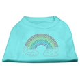 thumbnail image 1 of Rhinestone Rainbow Shirts Aqua Xs (8), 1 of 1