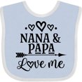 thumbnail image 3 of Inktastic Nana Papa Love Me Grandchild Boys or Girls Baby Bib, 3 of 4