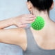 thumbnail image 3 of Bolas de masaje con púas, bolas plantares, ejercicio manual, yoga, pilates, masajeador de trabajo Verde, 3 of 6