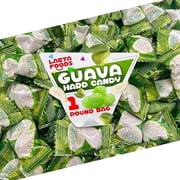 Guava Candy | 1 Pound Bag | Exotic Candy Individually Wrapped | Classic Guava Hard Candies for Buffets, Gifting, Party Treats, Events, Office Bowls & Sharing
