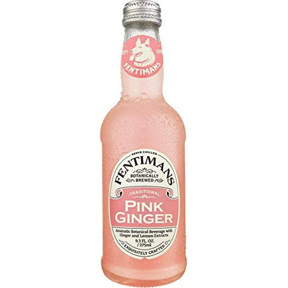 (Pack of 6) Fentimans Beverage 4-Pack Pink Ginger 37.2 Fo