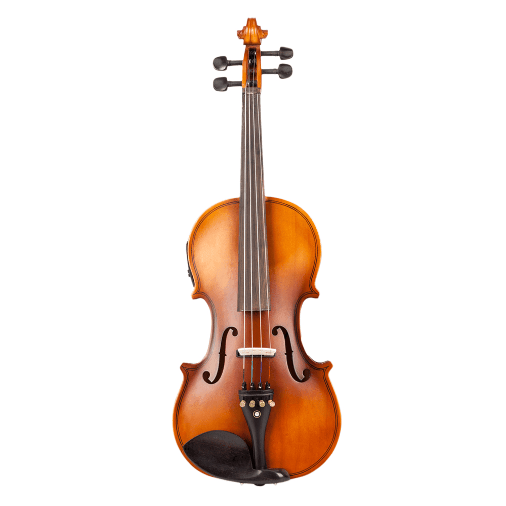 Tcbosik 4/4 Violin For Beginners, Acoustic Violins Set with Electronic Tuner and Connecting Wire, Fiddle Kit with Case, Bow, Strings and Shoulder Rest, Matte Color
