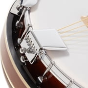 Jameson Guitars 6-String Banjo with 24 Brackets and Closed Solid Back