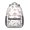 Dinosaur and Palm-1, variant on Dinosaur and Palm Off White Pattern Backpack for School, Cute School Bag with Adjustable Shoulder Straps and Padded Back, 15.3"x11"x6.7"