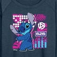 thumbnail image 3 of Disney - Lilo & Stitch - Stitch Grid - Women's Lightweight French Terry Long Sleeve Shirt, 3 of 5