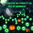 thumbnail image 6 of Inadays Halloween Decorations Outdoor Halloween Decor Solar Scary Eyeball Lights 2Pack 16LEDs Waterproof Purple Eyeball Swaying Firefly Light With 2 Modes For Garden/Yard/Patio/Party Decor, Green, 6 of 7