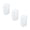 White, variant on Garbage Cans with Swing Top-Split Lids, 3 Pack | Small Trash Cans with Lids | Durable Plastic | Slim & Sturdy Trash Bins | Fingerprint Resistant | 1.25 Gallon / 5 qt / 5 L – Grey | Superio Brand