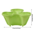 thumbnail image 2 of SXcggal Tower Strawberry Tower Planter On Wheels Vertical Garden Spiral Column Pot Set Garden Roller Flower Pot Stackable Practical Basic Flower Pots For Garden, 2 of 4