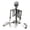 A, variant on Halloween Skeleton Decorations,27.6 inch Full Body Poseable Skeleton with Movable Joints for Halloween Indoor Outdoor Party,Graveyard,Haunted House Accessories